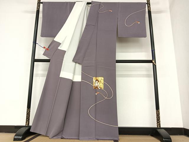 平和屋着物●訪問着　作家物　風神雷神　正絹　逸品　AABA0188zg