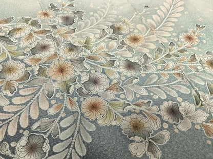 平和屋着物●訪問着　辻が花　手描き　絞り　暈し染め　正絹　逸品　未使用　AABA0195zg