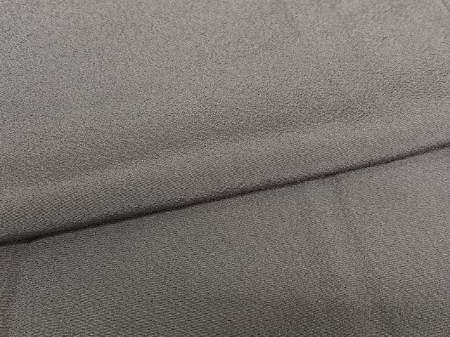 平和屋着物○上質な色無地 葡萄鼠色 正絹 逸品 AABA0233zg