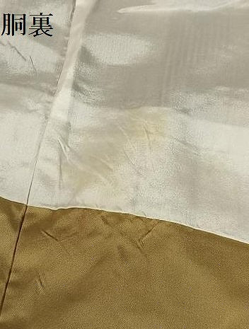 平和屋着物●上質な紬 矢羽根間道 正絹 逸品 AABA0252zg