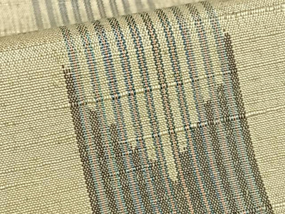 平和屋着物●上質な紬 矢羽根間道 正絹 逸品 AABA0252zg