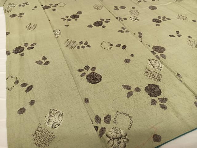 平和屋着物●上質な紬　辻が花　絞り　正絹　逸品　AABA0303zg