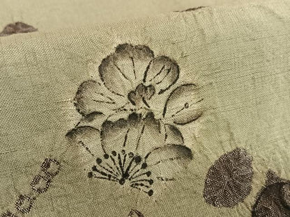 平和屋着物●上質な紬　辻が花　絞り　正絹　逸品　AABA0303zg