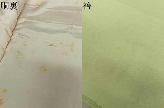 平和屋着物●訪問着 友禅 作家物 靜山 枝花文 正絹 逸品 AABA0313zg