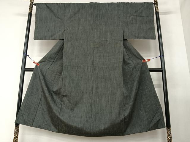平和屋着物●男性 紬 アンサンブル 檳榔子染色 正絹 逸品 AABA0324zg