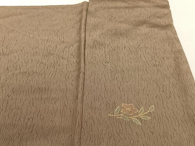 平和屋着物●訪問着　絞り　中国三大刺繍　スワトウ刺繍　汕頭刺繍　宝尽くし花松文　正絹　逸品　AABA0337zg
