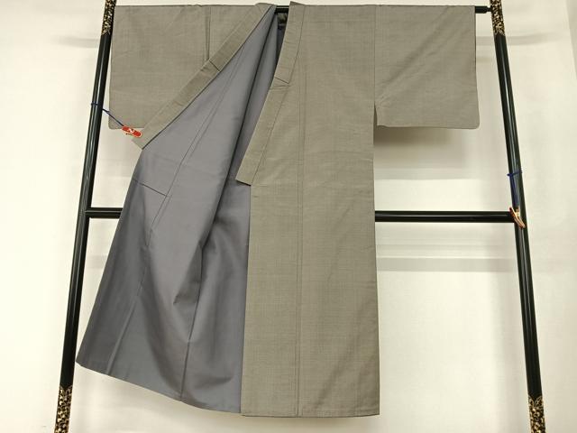 平和屋着物●男性 本場村山大島紬 アンサンブル 亀甲文様 正絹 逸品 AABA0351zg
