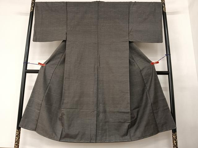 平和屋着物●男性　紬　アンサンブル　亀甲文様　正絹　逸品　AABA0355zg