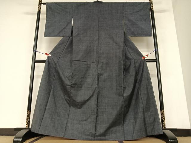 平和屋着物●本場大島紬　一元絣　正絹　逸品　AABA0377zg