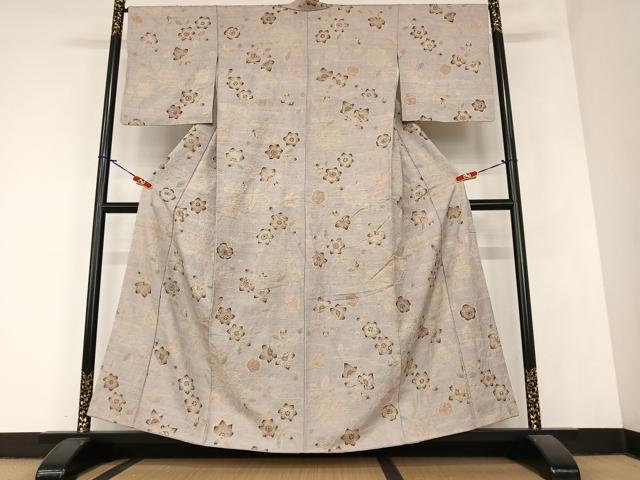 平和屋着物●上質な紬 辻が花 絞り 正絹 逸品 AABA0397zg