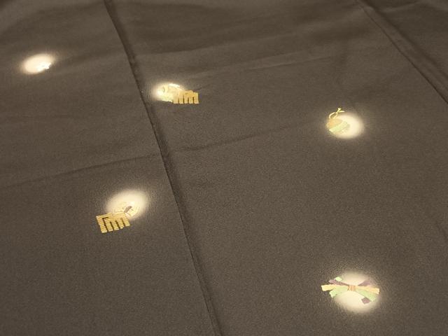 平和屋着物●訪問着　竹屋町刺繍　ほたる暈し　吉祥文　正絹　逸品　AABA0416zg