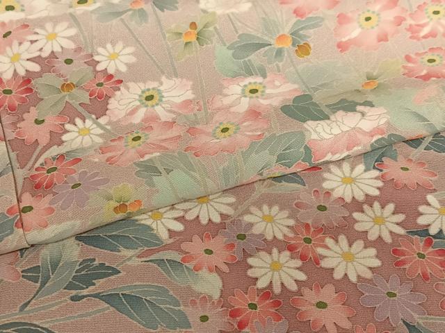 平和屋着物●本加賀友禅作家 明博 色留袖 草花文 正絹 逸品 未使用 AABA0424zg