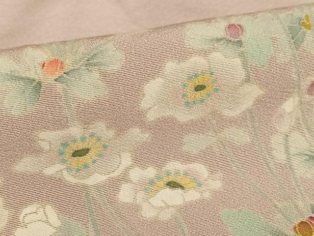 平和屋着物●本加賀友禅作家 明博 色留袖 草花文 正絹 逸品 未使用 AABA0424zg
