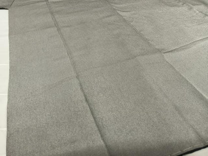 平和屋着物●江戸小紋　万筋　白色×黒色　正絹　逸品　AABA0439zg