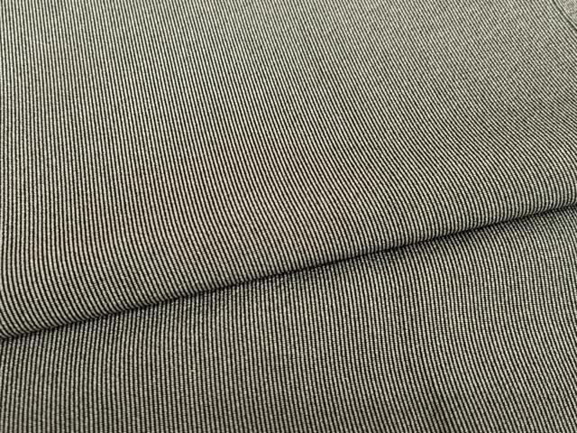 平和屋着物●江戸小紋　万筋　白色×黒色　正絹　逸品　AABA0439zg