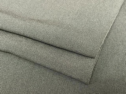 平和屋着物●江戸小紋　万筋　白色×黒色　正絹　逸品　AABA0439zg