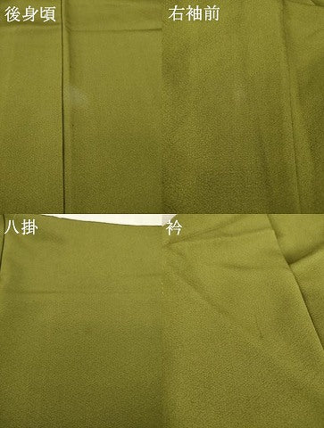平和屋着物●訪問着 花蝶文 金彩 正絹 逸品 AABA0782ck