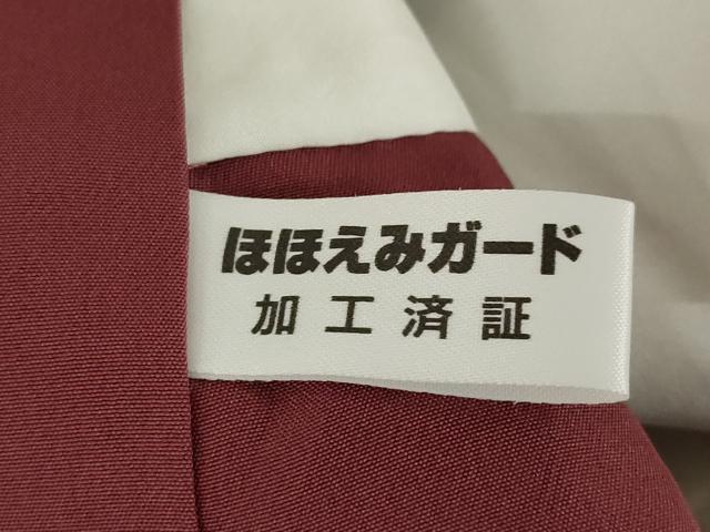 平和屋着物●上質な小紋 雪輪花文 暈し染め 正絹 逸品 AABA0789ck