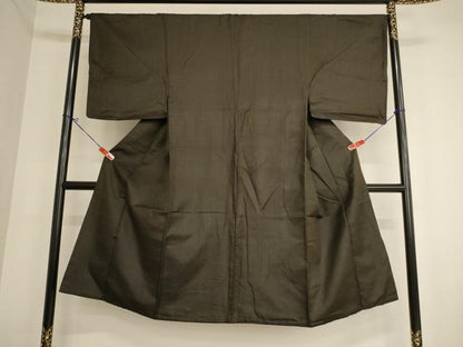 平和屋着物■男性 紬 縞 正絹 逸品 AABA0889ja