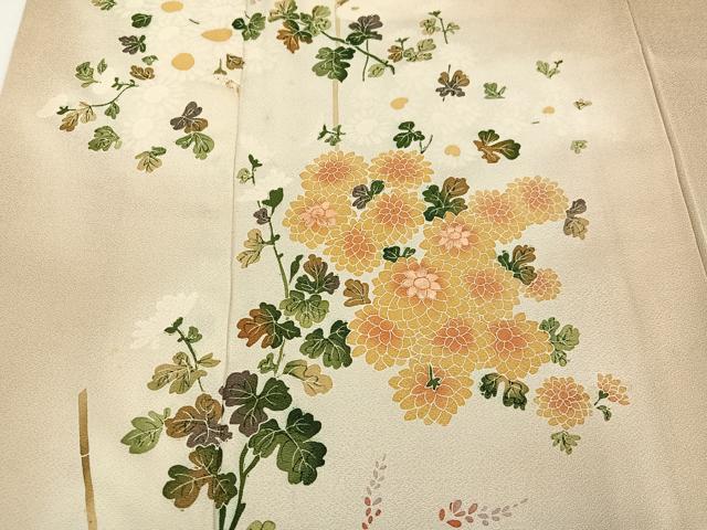 平和屋着物●訪問着 枝花文 正絹 逸品 AABA1247ph