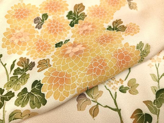 平和屋着物●訪問着 枝花文 正絹 逸品 AABA1247ph