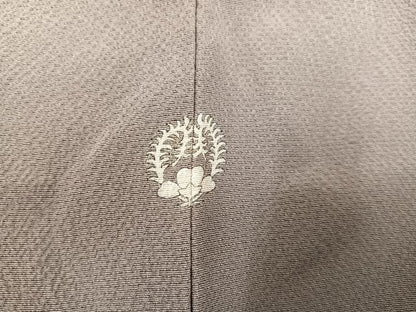 平和屋着物●訪問着 駒刺繍 色紙草花文 金彩 正絹 逸品 AABA1282ph