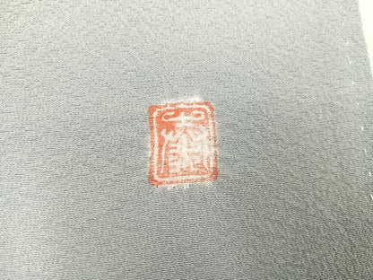 平和屋着物●十日町 名門 滝泰謹製 訪問着 絞り 草花文 暈し染め 金彩 正絹 逸品 AABA1291ph