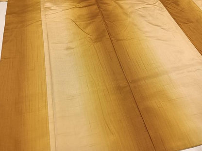 平和屋着物●上質な紬 間道 正絹 逸品 AABA1297ph