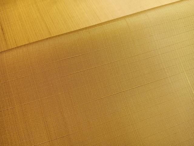 平和屋着物●上質な紬 間道 正絹 逸品 AABA1297ph