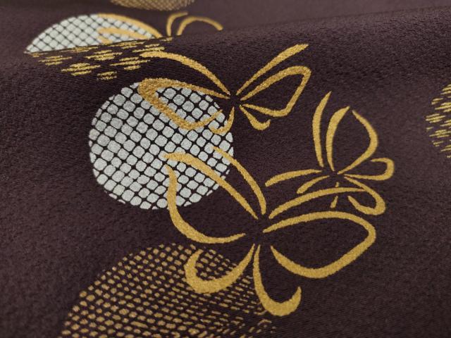 平和屋着物●訪問着 刺繍 舞蝶文 正絹 逸品 AABA1337ck