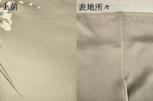 平和屋着物●訪問着 花簪文 暈し染め 金彩 正絹 逸品 AABA1347ck