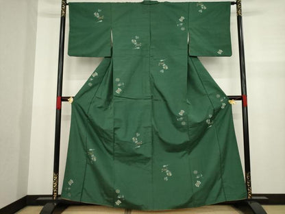 平和屋着物●上京の名門・菱屋六右ェ門　紬　宝尽くし　正絹　逸品　AABA1348ck