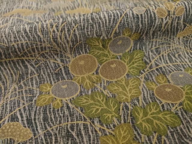 平和屋着物●訪問着 刺繍 草花文 正絹 逸品 AABA1358ck