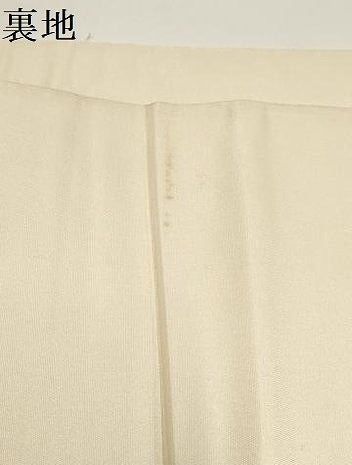 平和屋着物▼六通柄袋帯 立波文 金銀糸 正絹 逸品 AABA1578wj