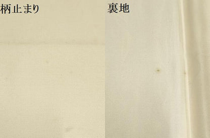 平和屋着物▼六通柄袋帯 献花秀粋紋 金銀糸 正絹 逸品 AABA1812wj