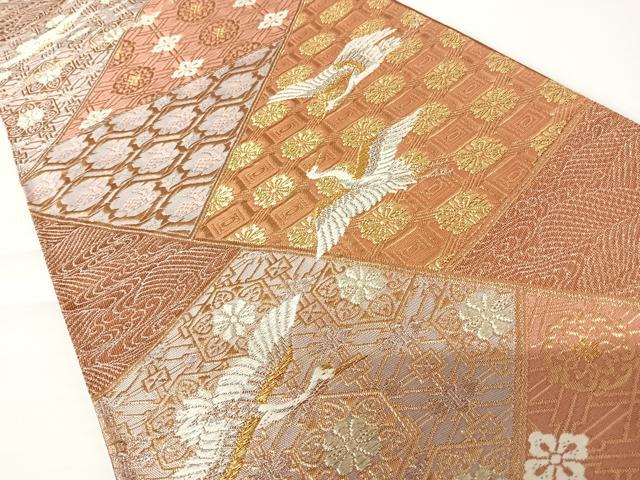 平和屋着物◎六通柄袋帯　唐織　煌玉　金銀糸　正絹　逸品　AABA2009yx
