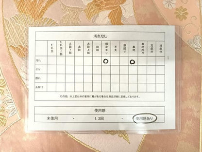 平和屋着物◎六通柄袋帯　鳳凰更紗花文　金銀糸　正絹　逸品　AABA2019yx