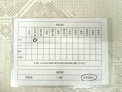 平和屋着物◎六通柄袋帯　唐織　蜀江花文　銀糸　正絹　逸品　AABA2037yx