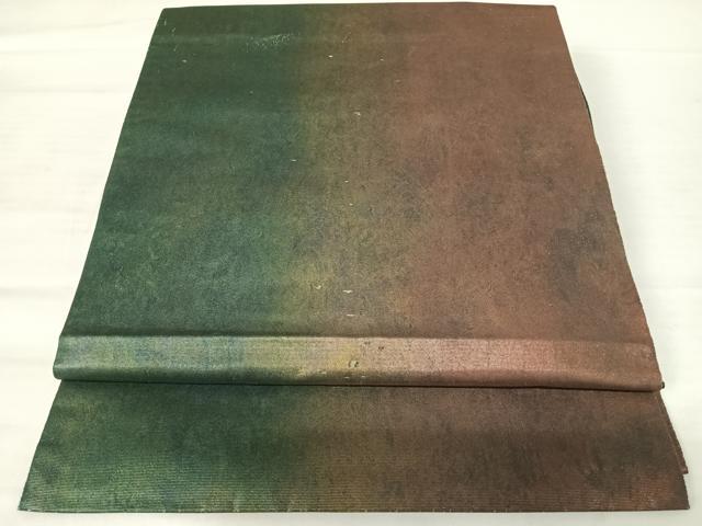 平和屋着物◎六通柄袋帯　箔粋　引箔　正絹　逸品　AABA2120yx