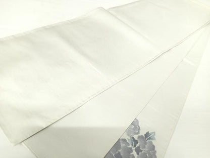 平和屋着物◎太鼓柄袋帯　草花文　正絹　逸品　AABA2145yx