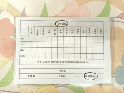平和屋着物◎全通柄袋帯　立涌花文　金銀糸　正絹　逸品　AABA2186yx