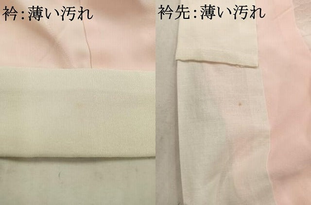 平和屋着物■長襦袢　無双仕立て　几帳花地紋　暈し染め　正絹　逸品　AABA2257es