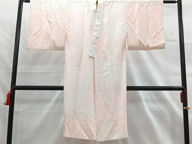 平和屋着物■長襦袢　無双仕立て　几帳花地紋　暈し染め　正絹　逸品　AABA2257es