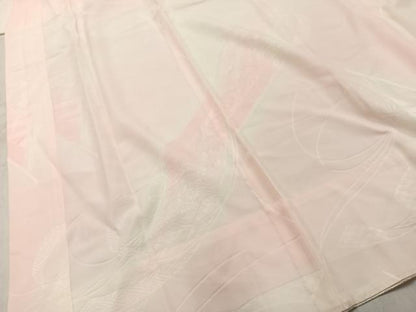 平和屋着物■長襦袢　無双仕立て　几帳花地紋　暈し染め　正絹　逸品　AABA2257es