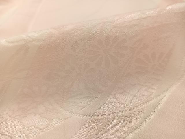 平和屋着物■長襦袢　無双仕立て　几帳花地紋　暈し染め　正絹　逸品　AABA2257es