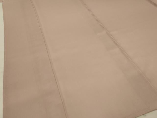 平和屋着物＊夏物　色無地　絽　白茶色　洗える着物　AABA2265jd