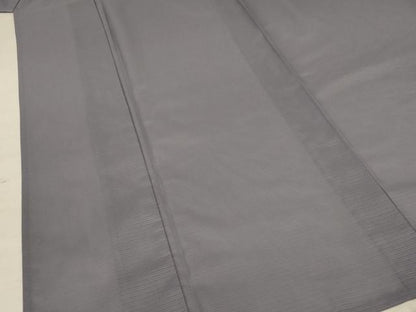平和屋着物＊夏物 色無地 絽 源氏鼠色 洗える着物 AABA2272jd