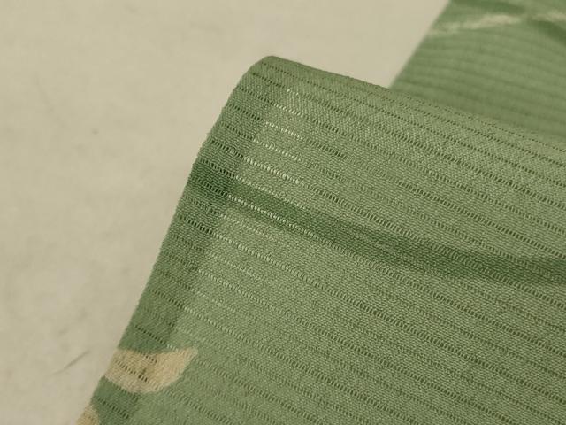平和屋着物＊夏物 小紋 絽 花蝶文 洗える着物 AABA2276jd