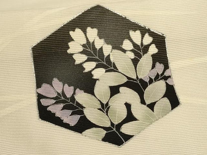 平和屋着物＊夏物 訪問着 絽 亀甲花文 正絹 逸品 AABA2277jd