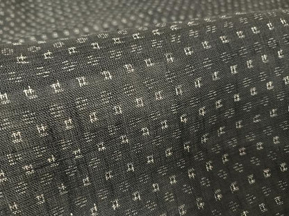 平和屋着物＊夏物 男性 上布 井桁絣 麻 逸品 AABA2486np